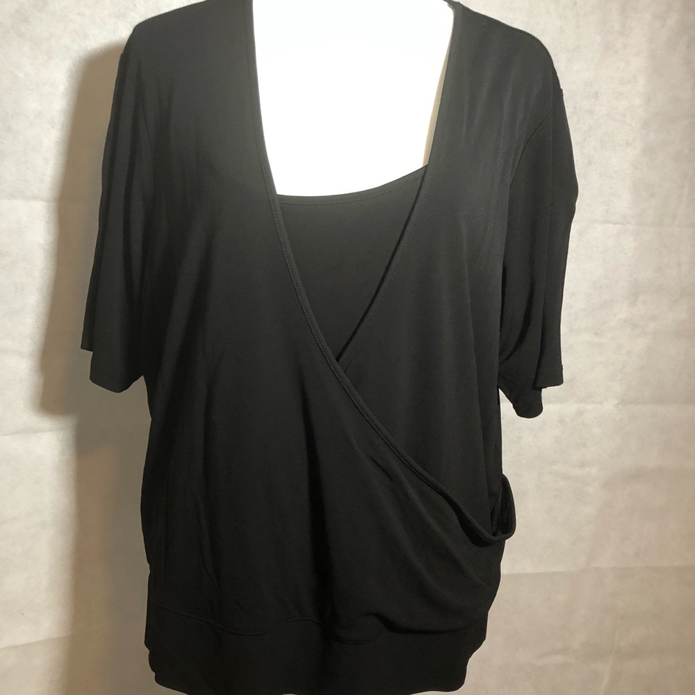 Faux Wrap Jones New York Blouse